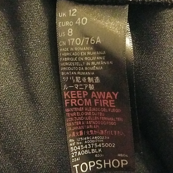 Topshop patent leather skirt , NWOT - Picture 5 of 5